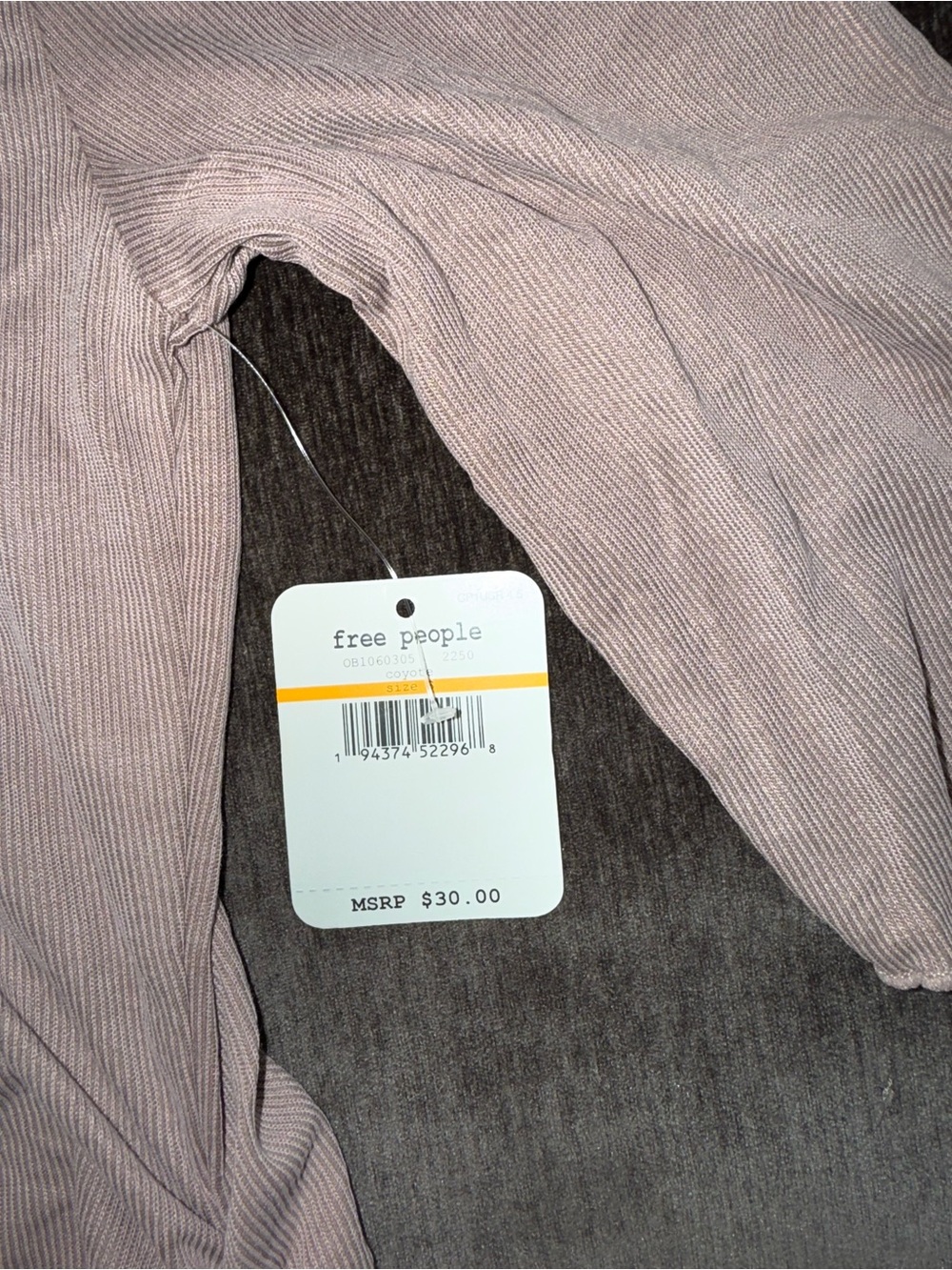 Free People Intimately Ribbed Side-Ruched Top - Picture 4 of 5